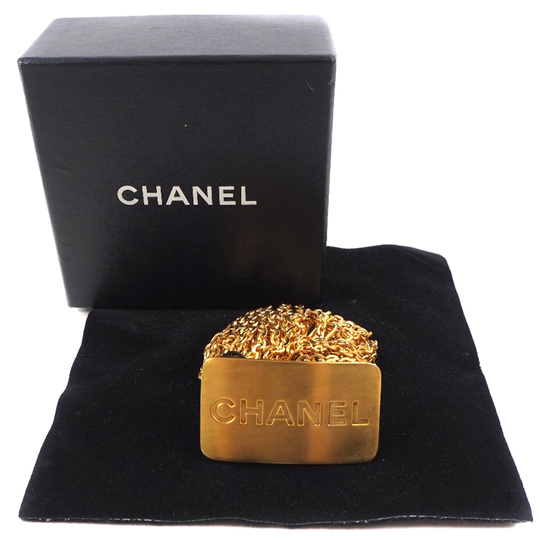 CHANEL(シャネル)の【CHANEL】シャネル チェーン ロゴプレート A07689 金メッキ ゴールド 96A レディース ベルト レディースのファッション小物(ベルト)の商品写真