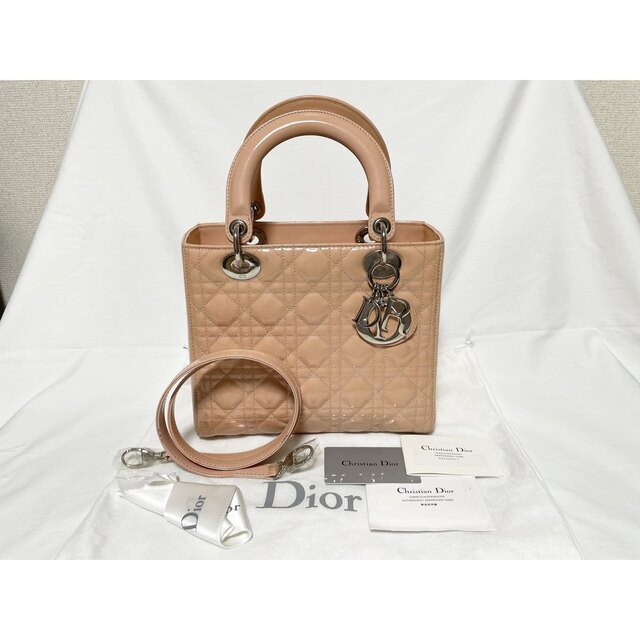 Christian Dior 美品 レディディオール クリスチャン ディオール 2WAY ハンドバッグ