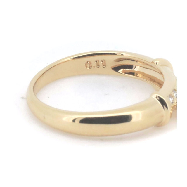 タサキ ダイヤモンド リング 指輪 10号 0.11ct K18YG(18金 イエローゴールド) 5