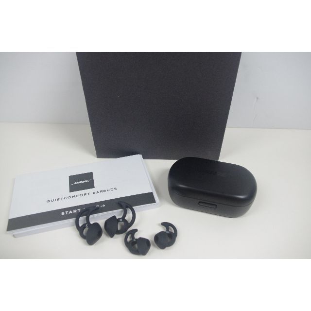 BOSE(ボーズ)のBOSE QUIETCOMFORT EARBUDS トリプルブラック スマホ/家電/カメラのオーディオ機器(ヘッドフォン/イヤフォン)の商品写真