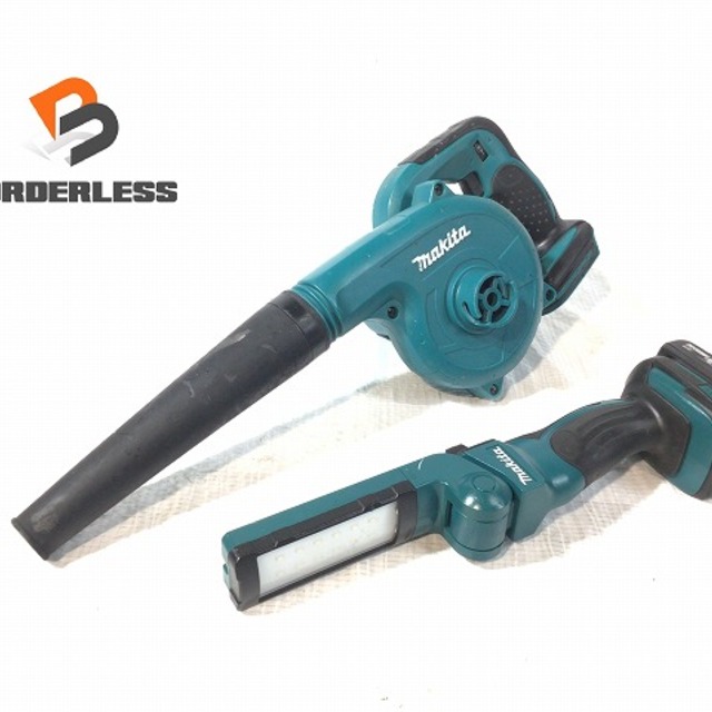 ☆中古セット☆makita マキタ 14.4V 充電式ブロワ UB142D 充電式LEDワークライト ML801 バッテリー1個付 送風機 60217 | フリマアプリ ラクマ