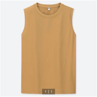 ユニクロ(UNIQLO)のマーセライズコットンT（ノースリーブ）(Tシャツ(半袖/袖なし))