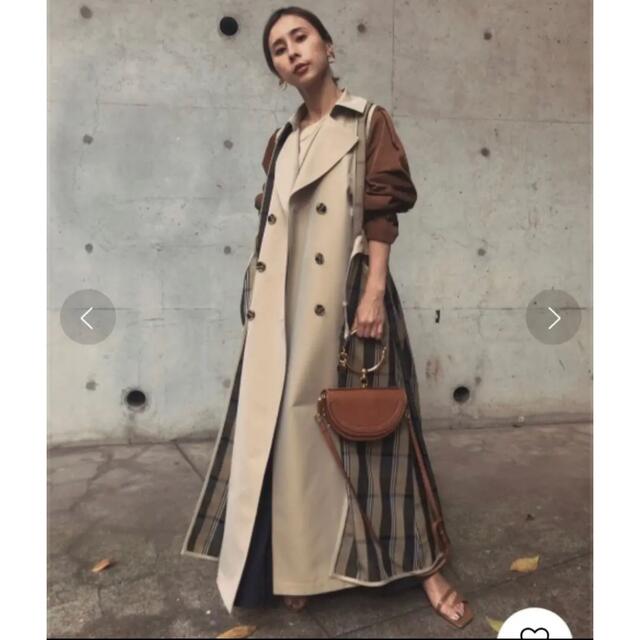 Ameri VINTAGE(アメリヴィンテージ)のAMERI　REMOVABLE TRENCH COAT レディースのジャケット/アウター(トレンチコート)の商品写真