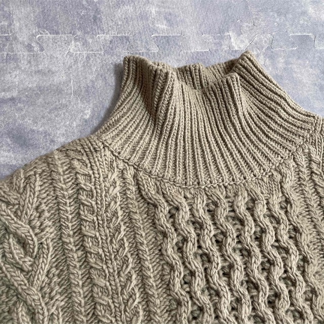 AURALEEオーラリーFRENCH MERINOARAN KNITアランニット7回程の着用です