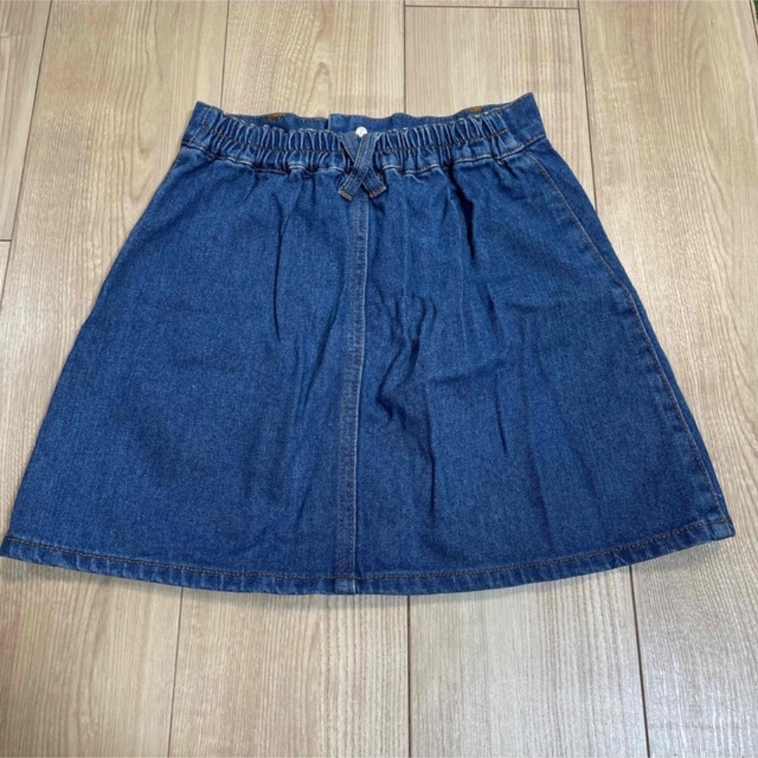 レピピアルマリオ xs デニムスカート　130 キッズ/ベビー/マタニティのキッズ服女の子用(90cm~)(スカート)の商品写真