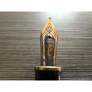 ペリカン スーべレーン M800 万年筆 B 太字 PF刻印 雛2羽 ブルー
