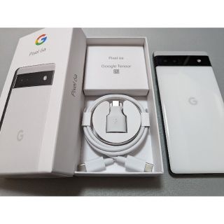 グーグルピクセル(Google Pixel)のGoogle Pixel 6a 128GB Chalk SIMフリー(スマートフォン本体)