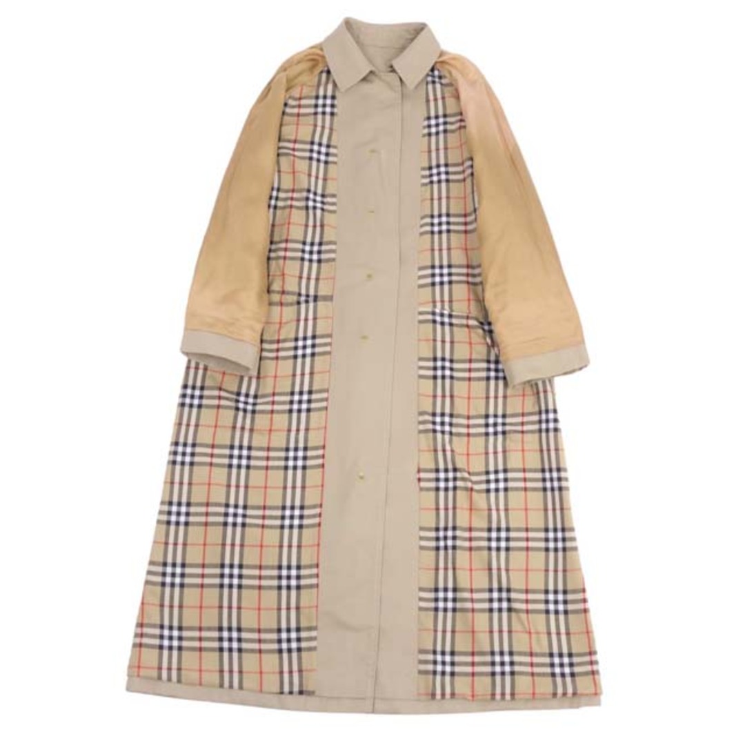 BURBERRY(バーバリー)のVintage バーバリー コート 英国製 ステンカラーコート バルマカーンコート アウター レディース 14(XL相当) ベージュ レディースのジャケット/アウター(その他)の商品写真