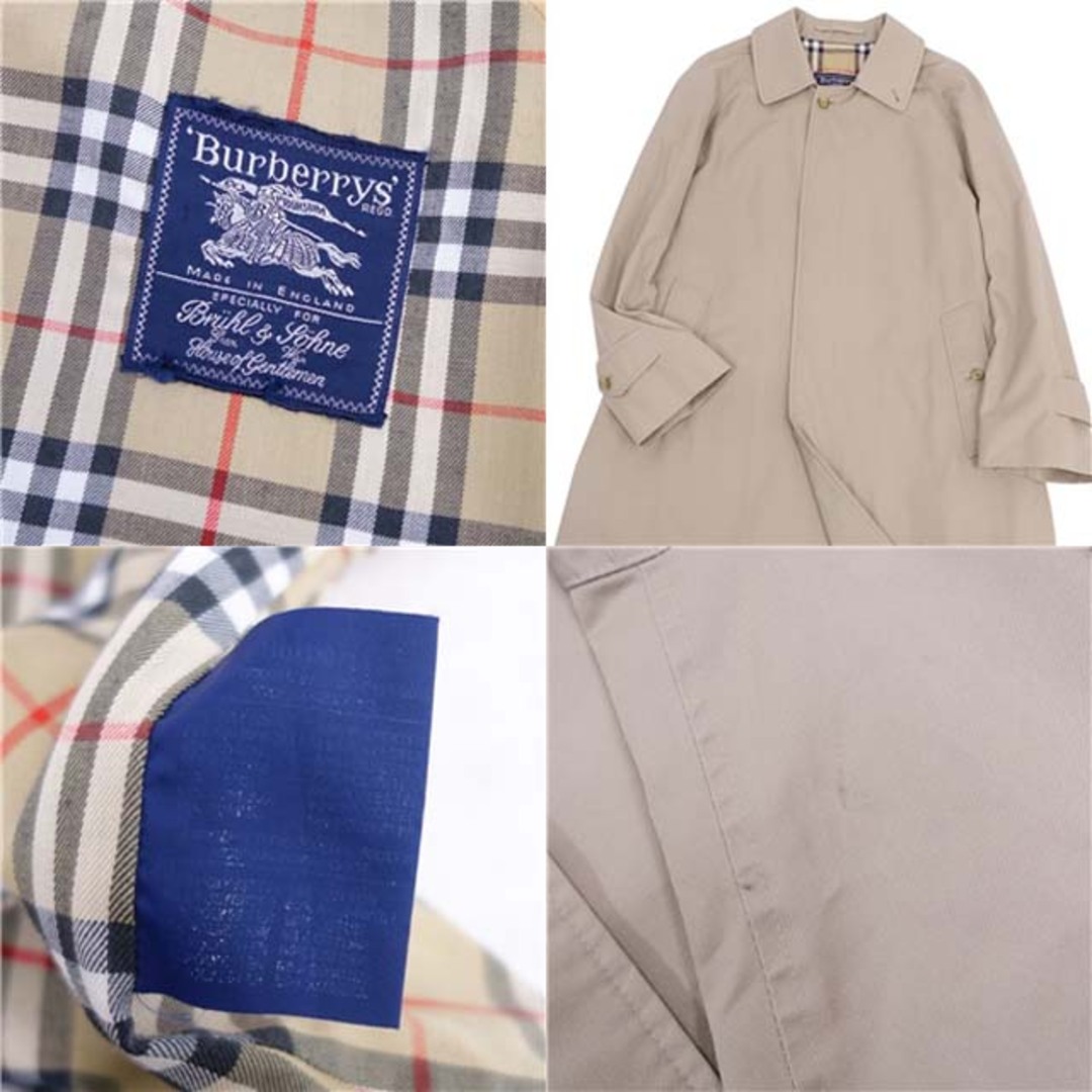 BURBERRY(バーバリー)のVintage バーバリー コート 英国製 ステンカラーコート バルマカーンコート アウター レディース 14(XL相当) ベージュ レディースのジャケット/アウター(その他)の商品写真