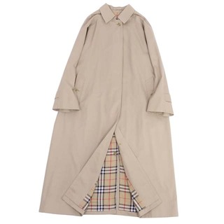 バーバリー(BURBERRY)のVintage バーバリー コート 英国製 ステンカラーコート バルマカーンコート アウター レディース 14(XL相当) ベージュ(その他)