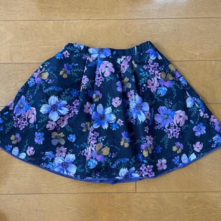 アナスイミニ(ANNA SUI mini)のアナスイ　ANNA SUI 花柄スカート140 丈42cm(スカート)