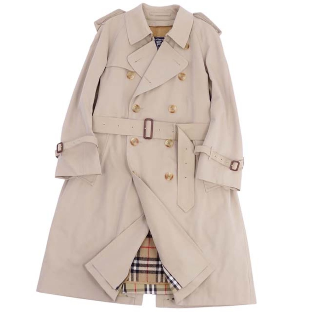 BURBERRY(バーバリー)のVintage バーバリー コート トレンチコート メンズ 英国製 ライナー アウター 古着 L相当 ベージュ メンズのジャケット/アウター(トレンチコート)の商品写真