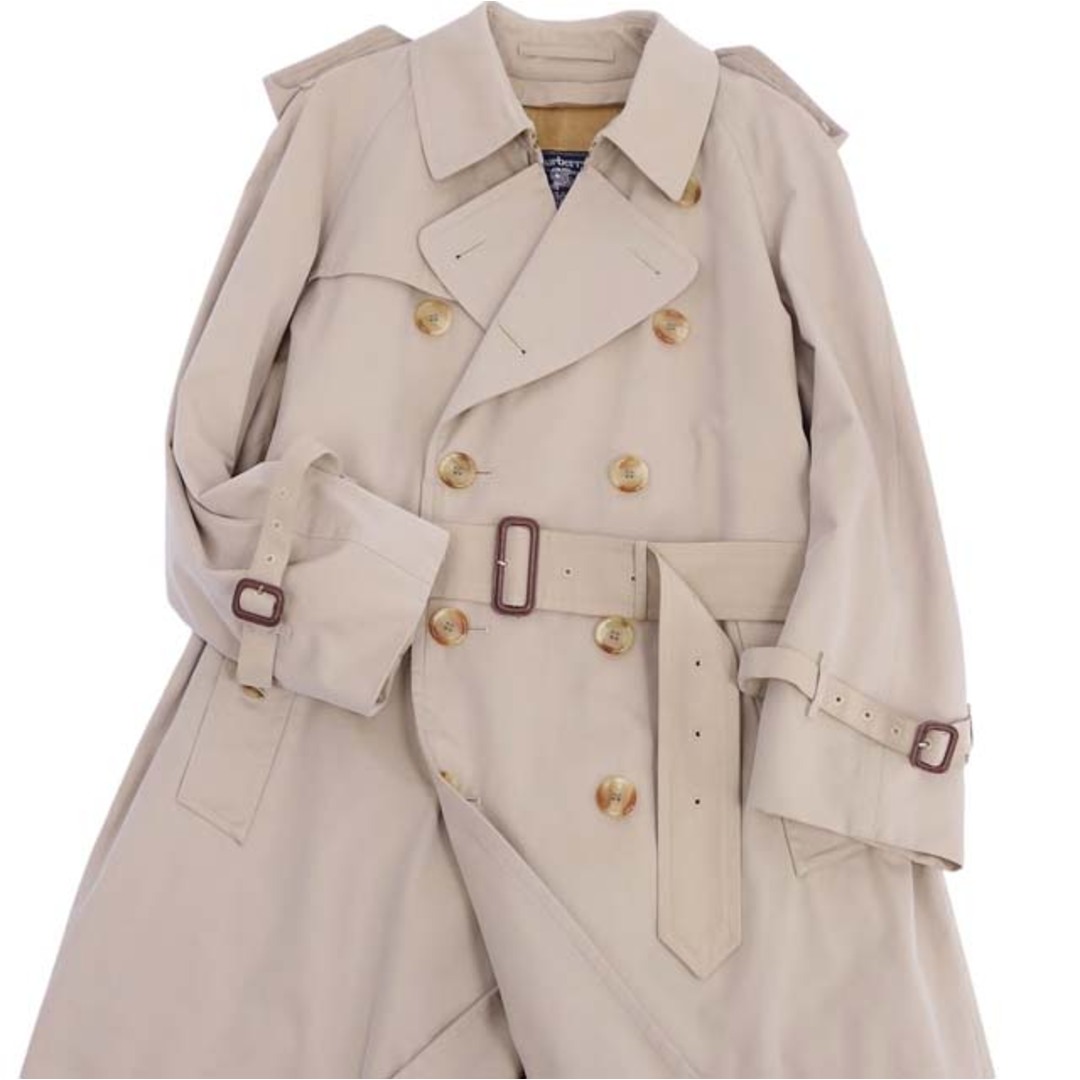 BURBERRY(バーバリー)のVintage バーバリー コート トレンチコート メンズ 英国製 ライナー アウター 古着 L相当 ベージュ メンズのジャケット/アウター(トレンチコート)の商品写真