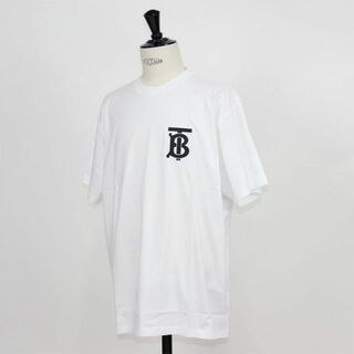 9A06_極美品 バーバリー 現行 フロントロゴ Tシャツ XL相当 ブラック