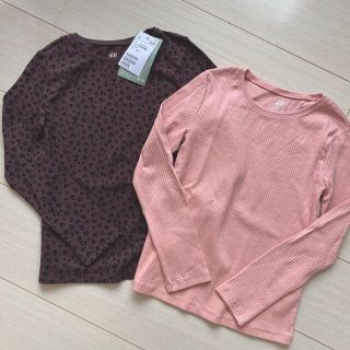 エイチアンドエム(H&M)のH&M 120/130 ロンT2枚セット(Tシャツ/カットソー)