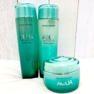 ネイチャーリパブリック(NATURE REPUBLIC)のネイチャーパブリック　AQUA トナー&エマルジョン&クリーム(化粧水/ローション)