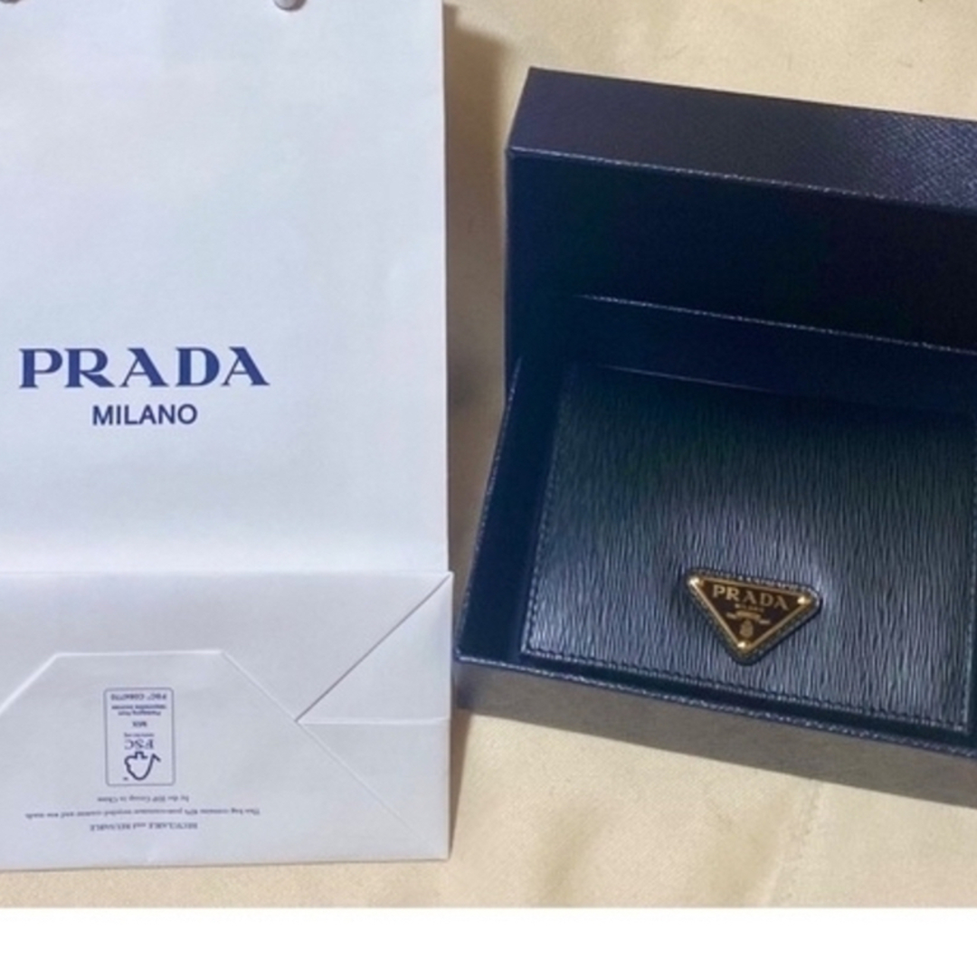 PRADA(プラダ)のVITELLO MOVE TR NERO レディースのファッション小物(財布)の商品写真