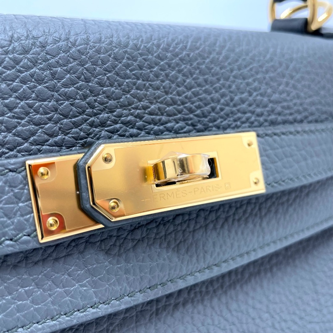 Hermes(エルメス)のエルメス HERMES ケリー28 内縫い  カバン 2WAY ショルダーバッグ ハンドバッグ トゴ Ｕ刻 ヴェールアマンド グレー 新品 レディースのバッグ(ハンドバッグ)の商品写真