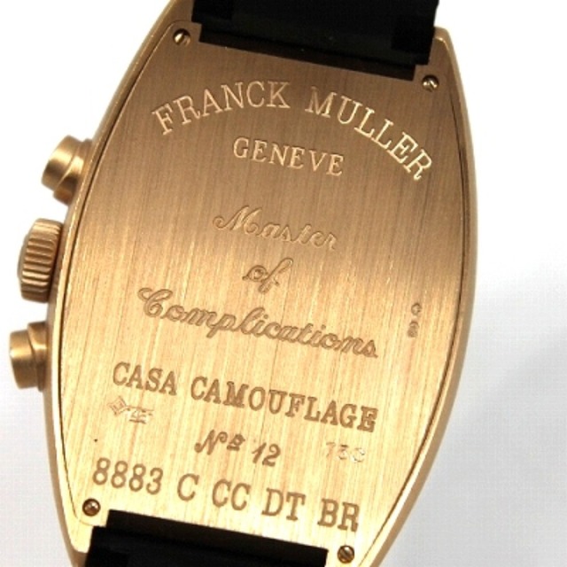 FRANCK MULLER(フランクミュラー)のフランクミュラー FRANCK MULLER カサブランカ カモフラージュ 8883CCCDTBR クロノグラフ 自動巻き 腕時計 K18PG ピンクゴールド 新品同様 メンズの時計(腕時計(アナログ))の商品写真