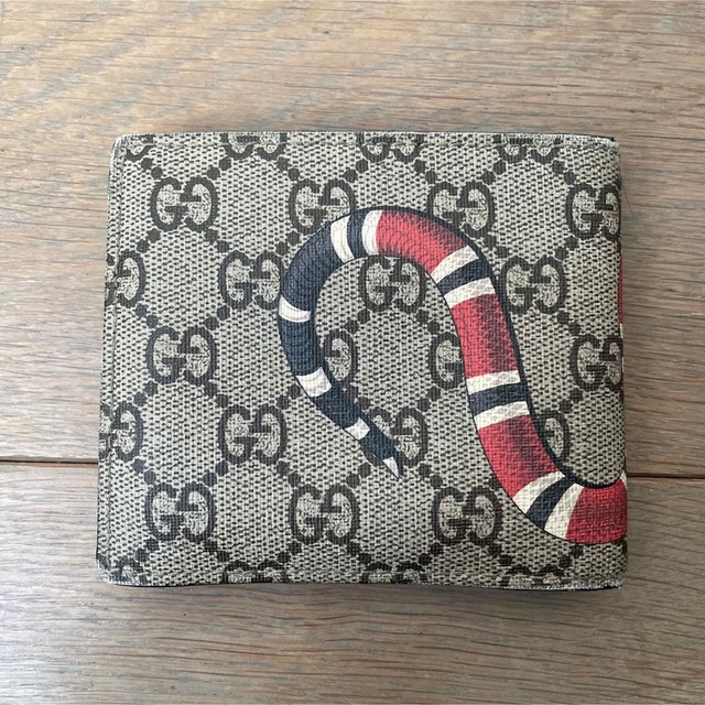 Gucci(グッチ)のGUCCI グッチ ヘビ 蛇 へび スネーク snake 財布 サイフ 本革 メンズのファッション小物(折り財布)の商品写真