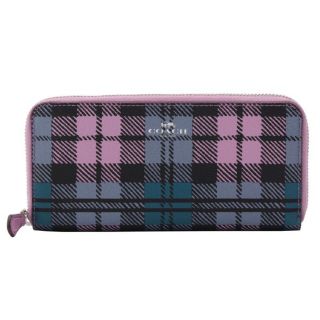 コーチ(COACH)のcoach 長財布　チェック(財布)