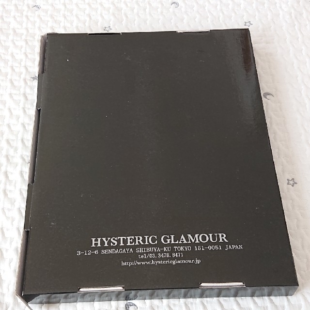 HYSTERIC GLAMOUR(ヒステリックグラマー)のヒステリックグラマー ノベルティ 壁掛けミラー 鏡 ミラー 非売品 黒 箱付き エンタメ/ホビーのコレクション(ノベルティグッズ)の商品写真