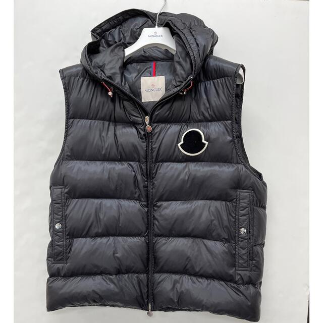 MONCLER(モンクレール) ダウンベスト BLACK サイズ 5 - ダウンベスト