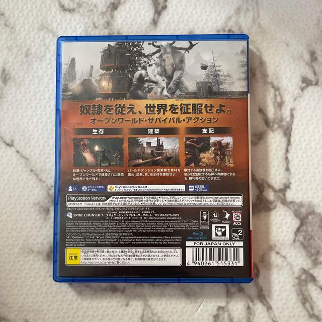 PlayStation4(プレイステーション4)のConan Outcasts（コナン アウトキャスト） PS4 エンタメ/ホビーのゲームソフト/ゲーム機本体(家庭用ゲームソフト)の商品写真