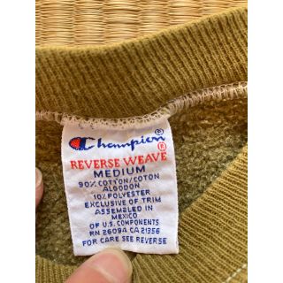 チャンピオン(Champion)のチャンピオン リーバースウェーブ スエット Mサイズ モスグリーン 後染め(スウェット)