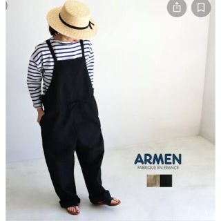 アーメン(ARMEN)のらいな様専用ARMEN アーメン ライトウェイトコットンヘリンボーンサロペット (サロペット/オーバーオール)