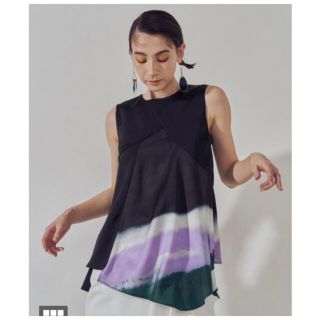 ENFOLD - グラデーションプリントトップ UN3D 新品タグ付き