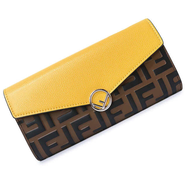 FENDI エフイズ コンチネンタル長財布 グレージュ | vidasshop.ir