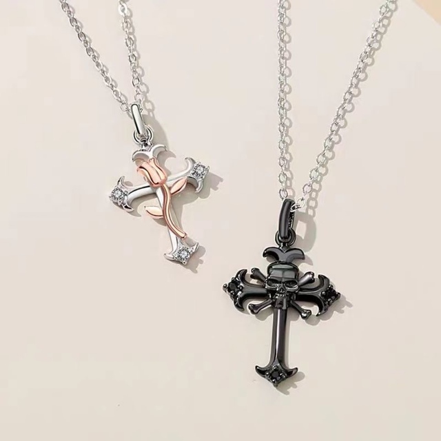 十字架 ネックレス レディース クロスネックレス シルバー925 メンズのアクセサリー(ネックレス)の商品写真