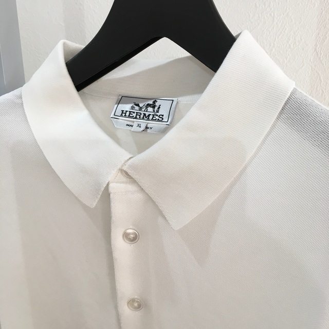 HERMES 　イタリア製　半袖ポロシャツ