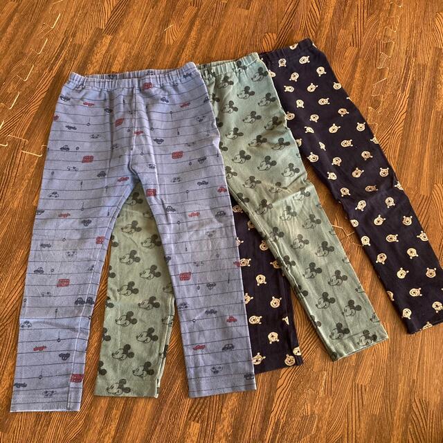2周年記念イベントが ユニクロ レギンス3枚セット 120 UNIQLO レギンス パンツ 120cm 10分丈 2枚セット 新品