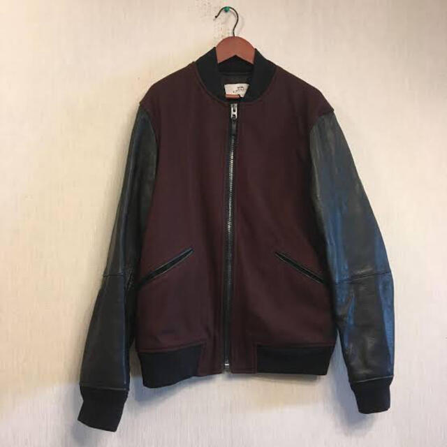 COACH WOOL LEATHER VARSITY JACKET