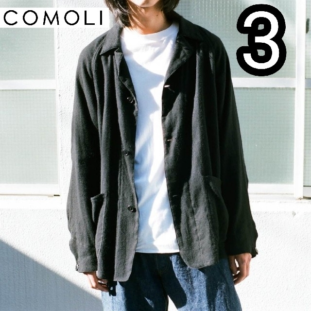 交換無料 COMOLI 21ss デニムジャケット 3 ブラック fusionauto.ru