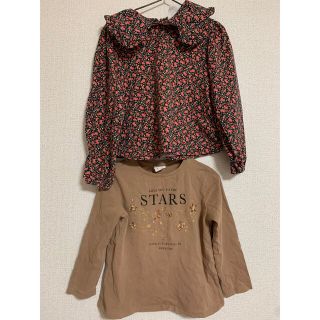 ザラキッズ(ZARA KIDS)の最終価格　ZARAKIDS ロンT 2枚セット　116サイズ(Tシャツ/カットソー)