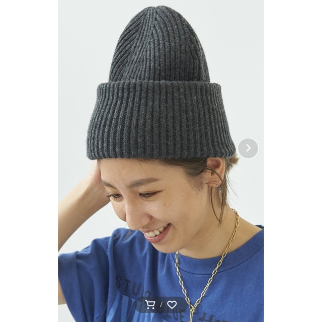 Plage(プラージュ)のplage ニットキャップ　Beanie レディースの帽子(ニット帽/ビーニー)の商品写真