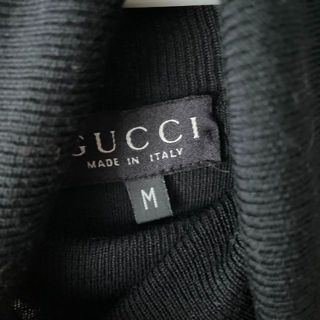 Gucci(グッチ)のGUCCI グッチ トムフォード期 枯葉 落ち葉 花柄 ハイネックニット レディースのトップス(シャツ/ブラウス(長袖/七分))の商品写真
