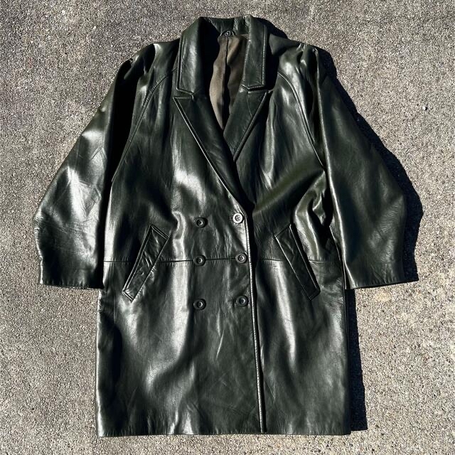 ART VINTAGE - 希少 used レザーコート ダブル レザージャケット