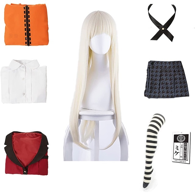 ウィッグ付き 賭ケグルイ 黄泉月るな コスプレ パーカー 制服 8 ウィッグ付き 賭ケグルイ 黄泉月るな コスプレ パーカー 制服 8