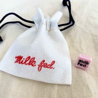 ミルクフェド(MILKFED.)のMILKFED. キューブピアス ストーン付き(ピアス)