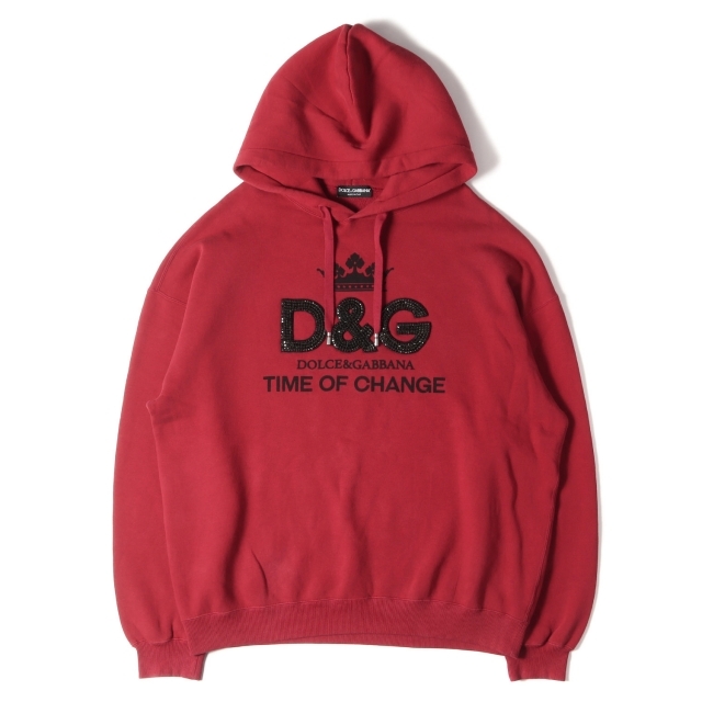 DOLCE&GABBANA ドルチェ&ガッバーナ パーカー D&G クリスタル ロゴ