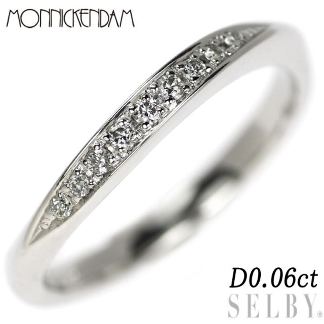 モニッケンダム Pt950 ダイヤモンド リング 0.06ct モテ 52.0%OFF
