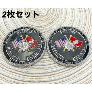 即発送！[美品]米軍メダル　チャレンジコイン　勲章　非売品　2枚(その他)