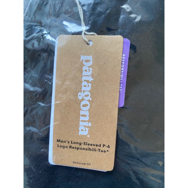 patagonia(パタゴニア)のパタゴニア P-6 レスポンシビリティー ロンT 新品  L ブラック FA22 メンズのトップス(Tシャツ/カットソー(七分/長袖))の商品写真