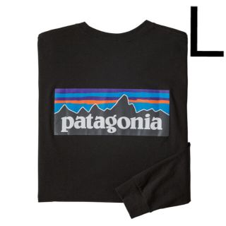 パタゴニア(patagonia)のパタゴニア P-6 レスポンシビリティー ロンT 新品  L ブラック FA22(Tシャツ/カットソー(七分/長袖))