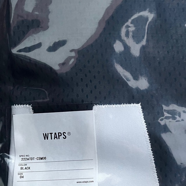 22AW wtaps NETMINDER LS POLY LLW BLACK