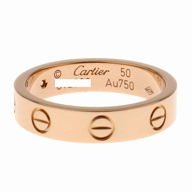 （美品）カルティエ CARTIER ウエディングリング ミニラブリング ＃50 B4050750 9031